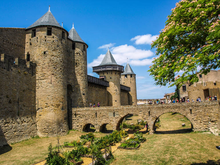 Inner castle of Carcassonne