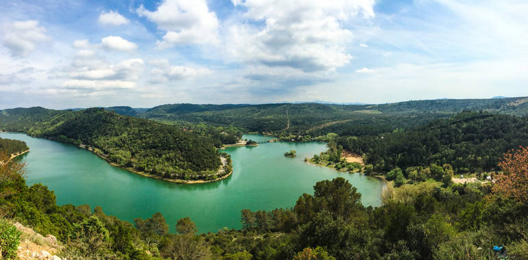 View on Lac de Carces